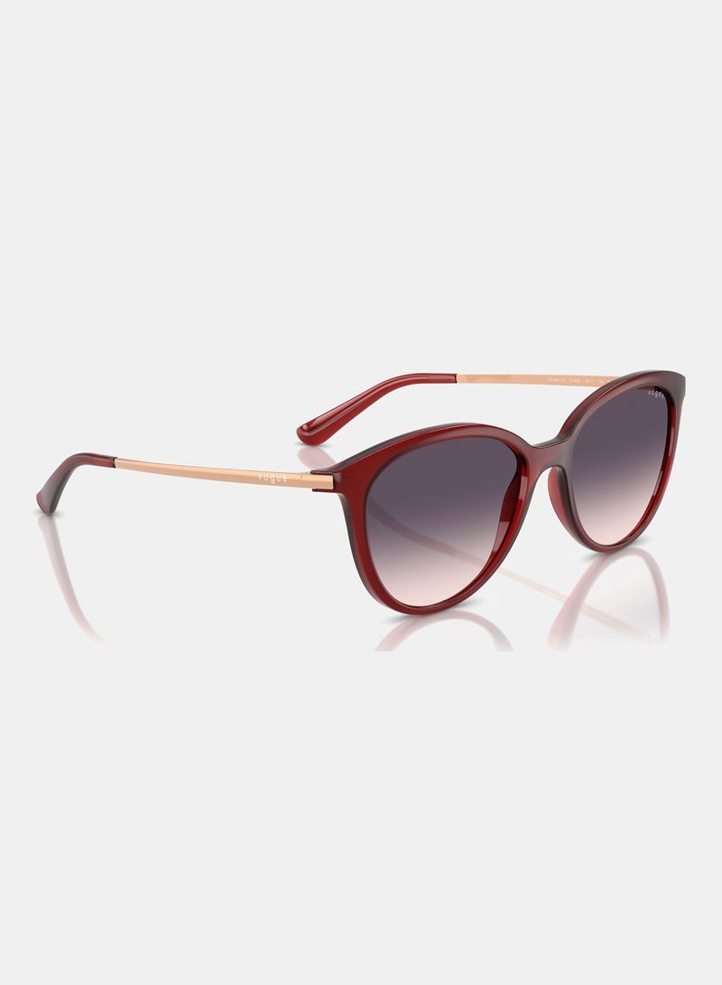 Vogue Full Rimmed Cat Eye Sunglasses 0VO5647SI - Image 3